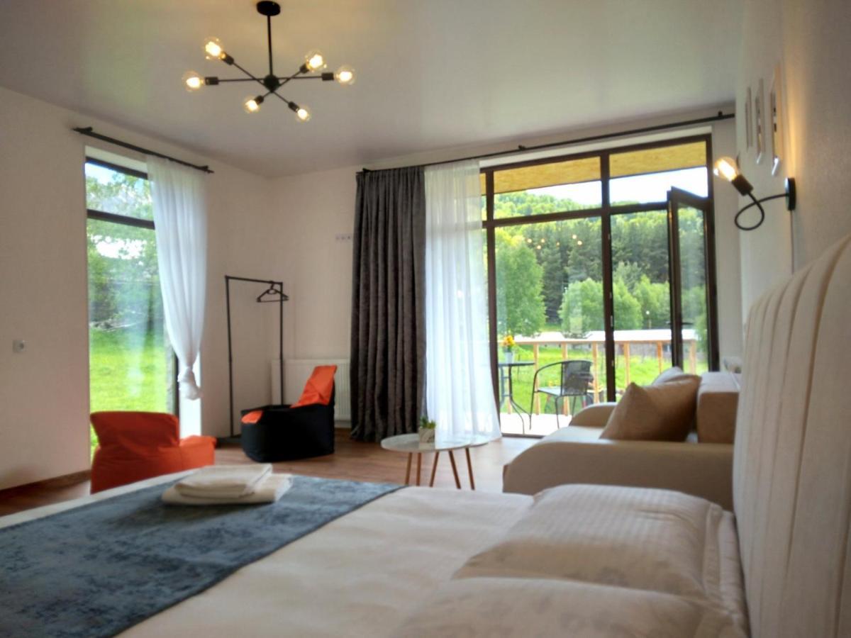 Terkhena Hotell Kazbegi Exteriör bild